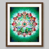 Anahata Chakra - High Quality Print of Artwork by Pieter Weltevrede - Home Decor