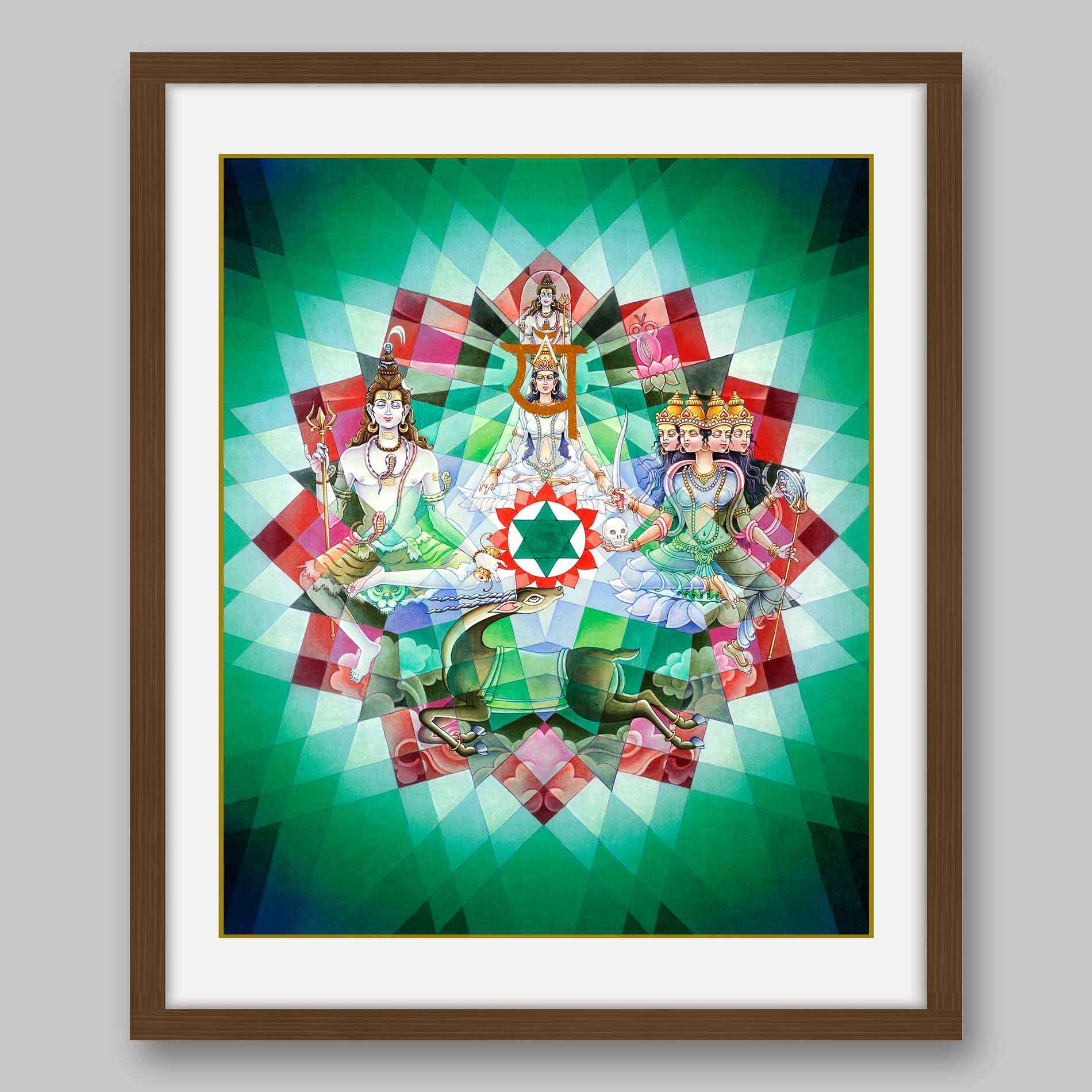 Anahata Chakra - High Quality Print of Artwork by Pieter Weltevrede - Home Decor