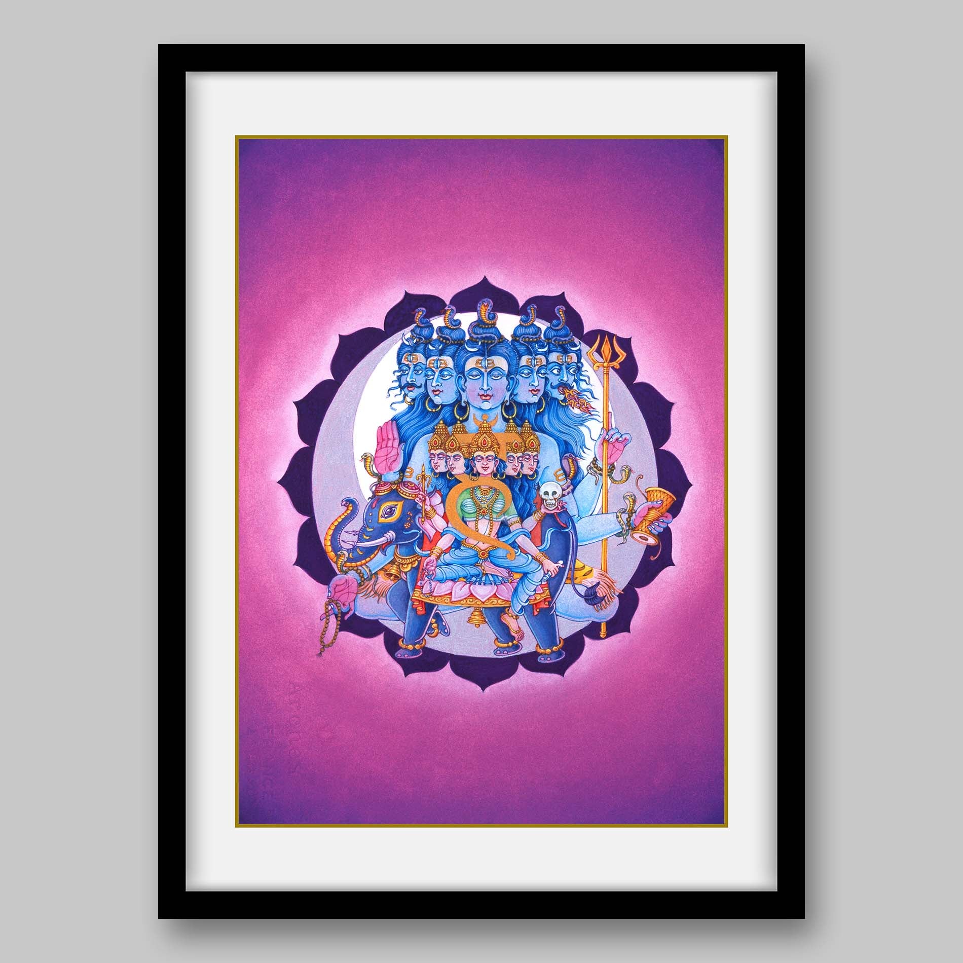 Vishuddha Chakra – High Quality Print of Artwork by Pieter Weltevrede - Home Decor - Sagar World