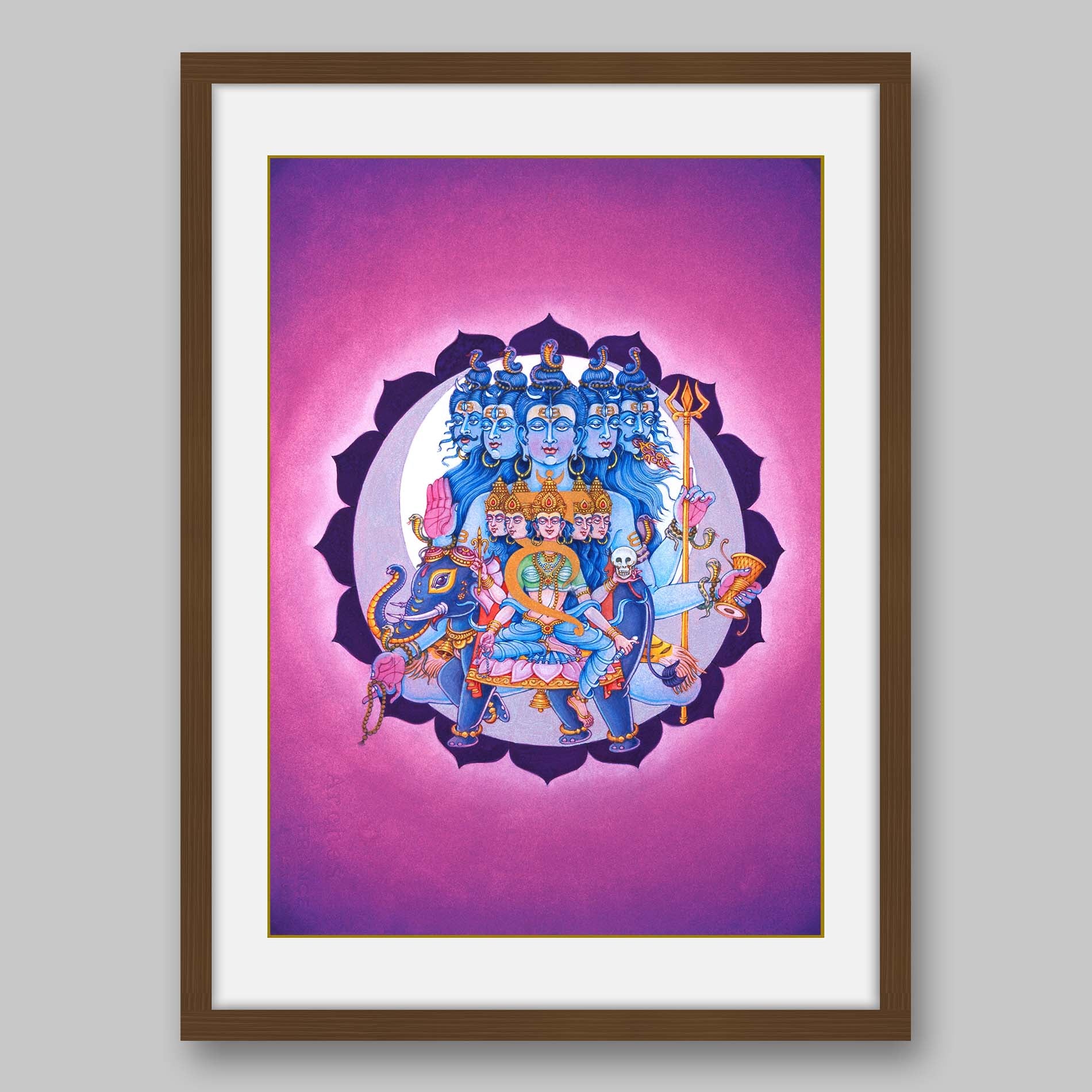 Vishuddha Chakra – High Quality Print of Artwork by Pieter Weltevrede - Home Decor - Sagar World