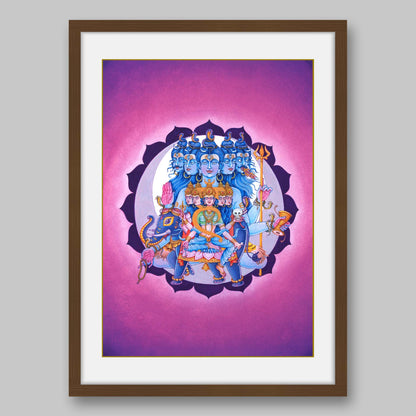 Vishuddha Chakra – High Quality Print of Artwork by Pieter Weltevrede - Home Decor - Sagar World