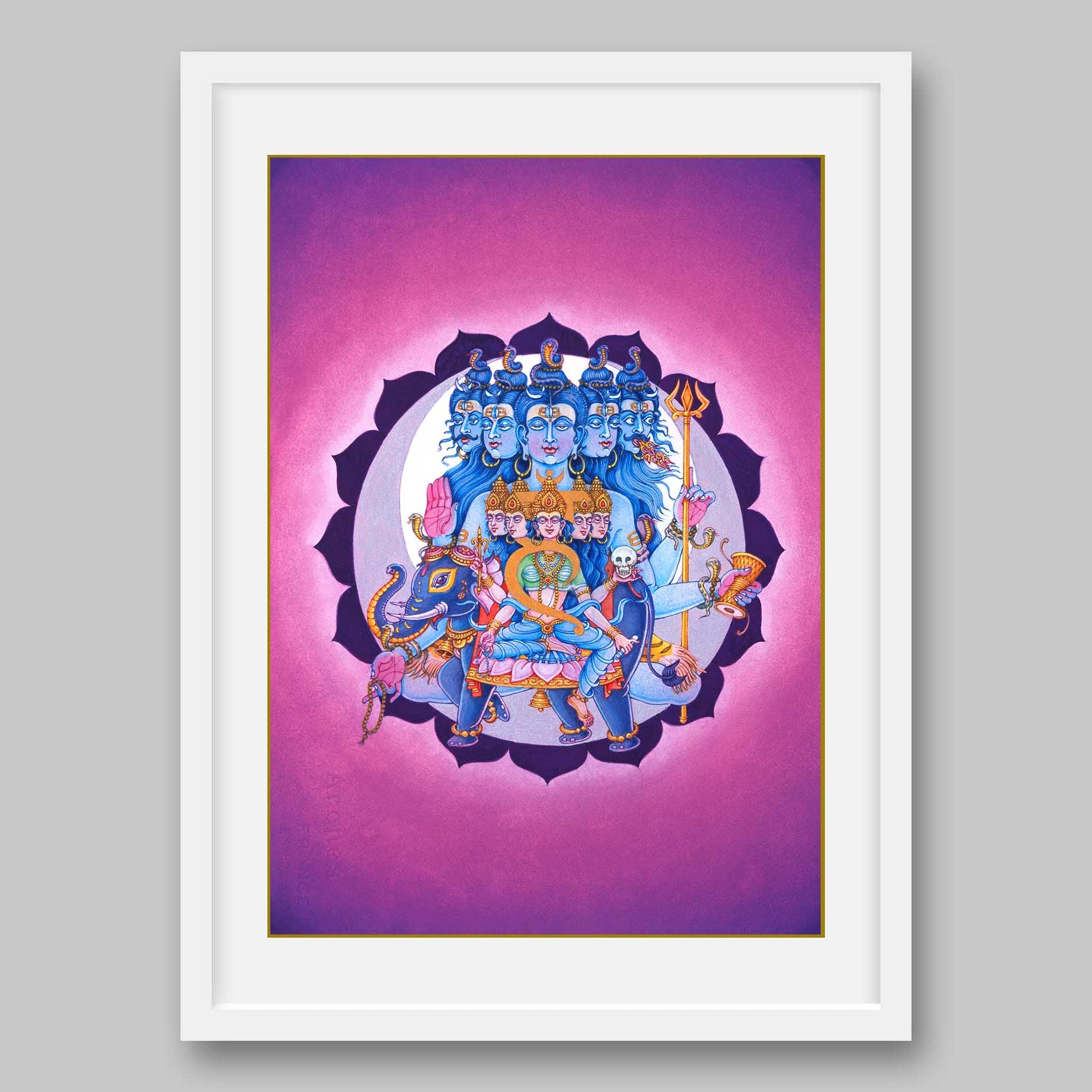 Vishuddha Chakra – High Quality Print of Artwork by Pieter Weltevrede - Home Decor - Sagar World