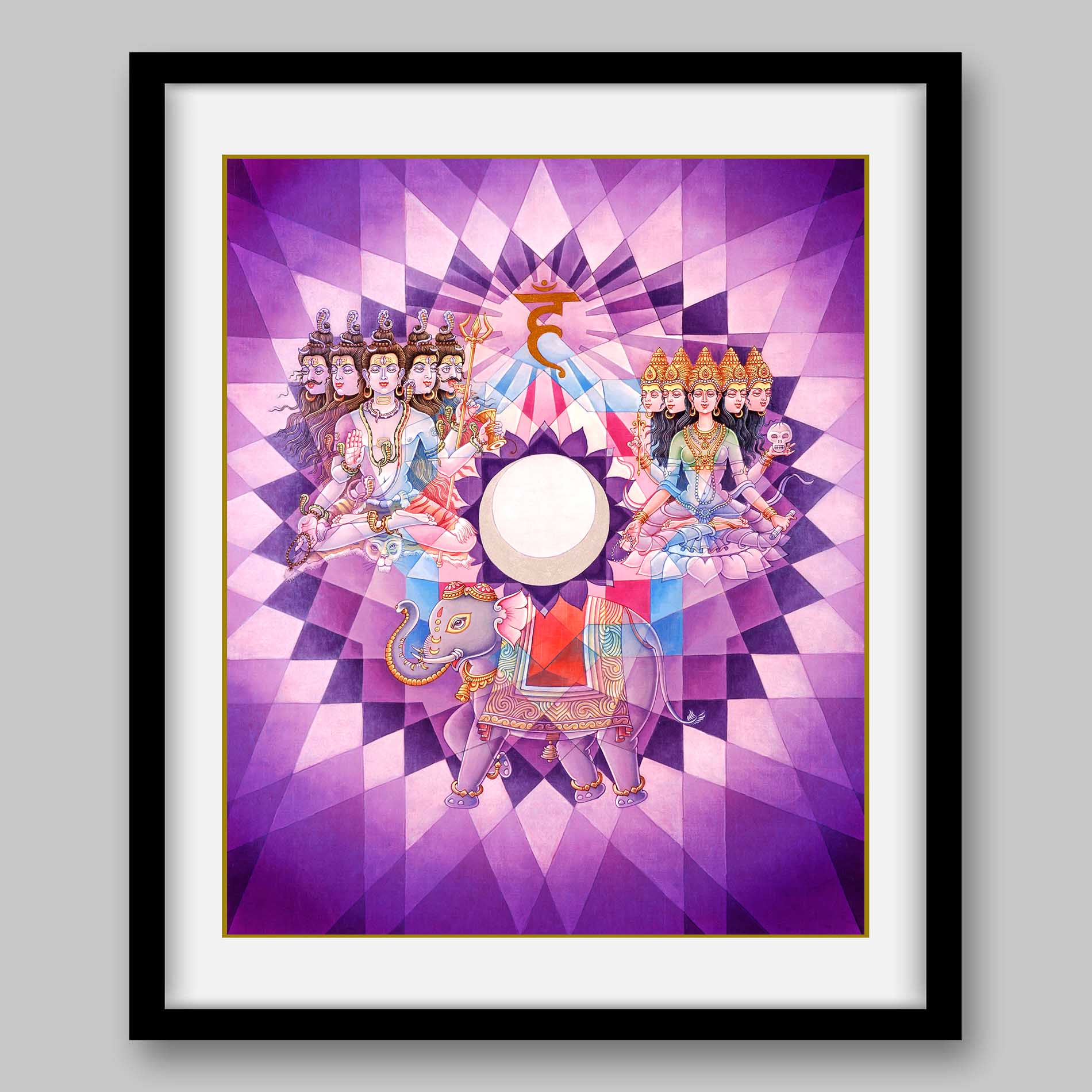 Vishuddha Chakra – High Quality Print of Artwork by Pieter Weltevrede - Home Decor - Sagar World
