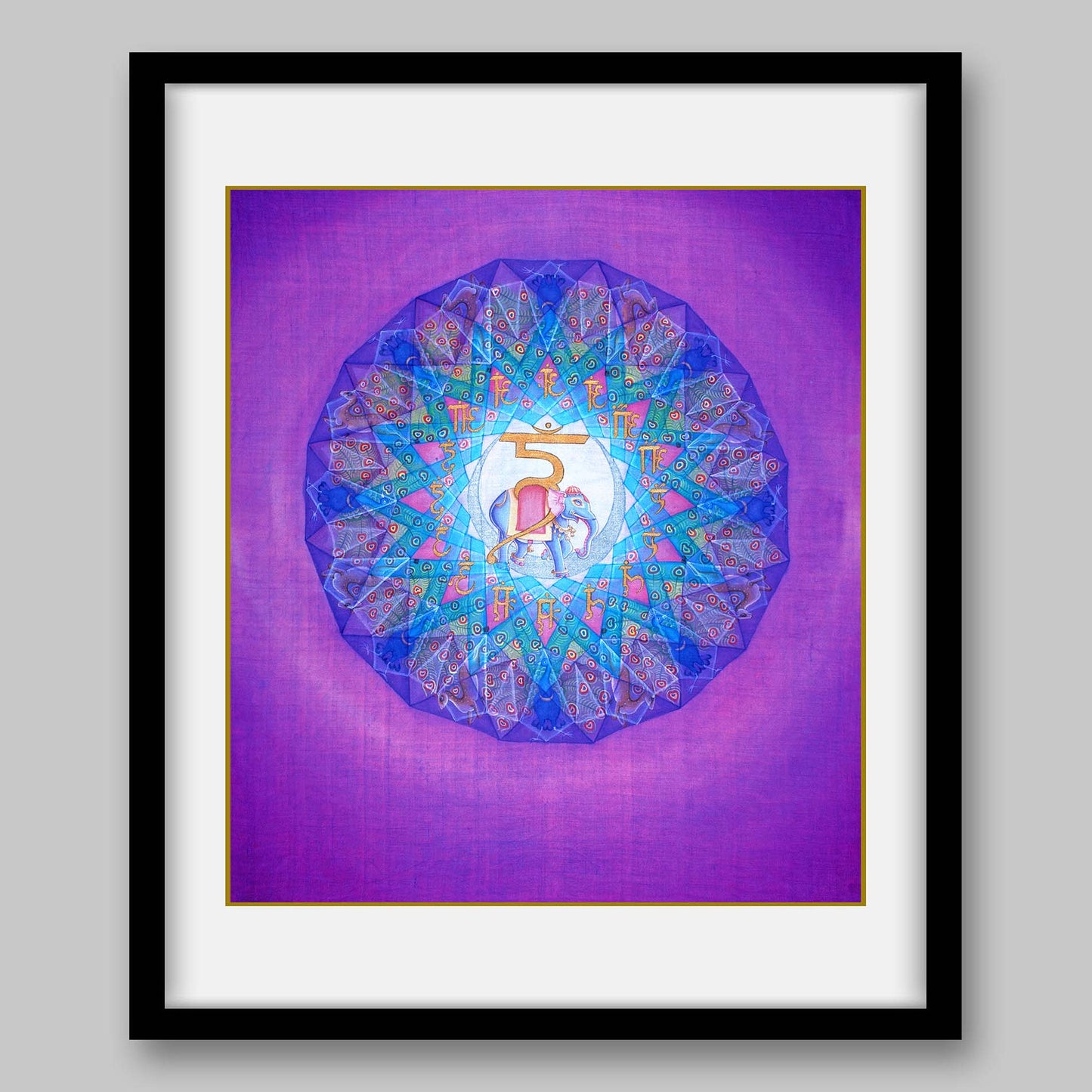 Vishuddha Chakra – High Quality Print of Artwork by Pieter Weltevrede - Home Decor - Sagar World