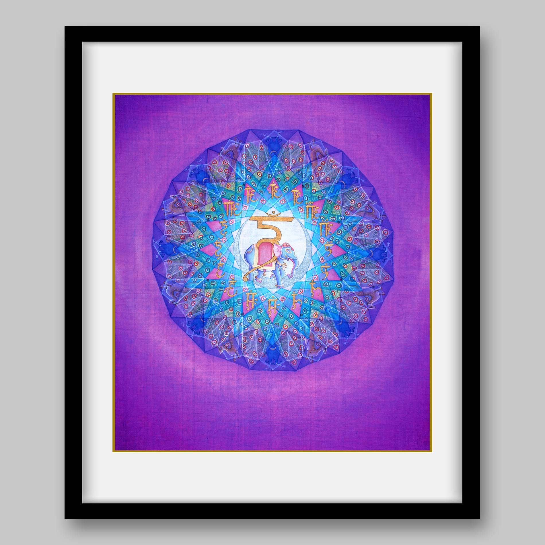 Vishuddha Chakra – High Quality Print of Artwork by Pieter Weltevrede - Home Decor - Sagar World