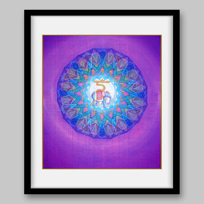 Vishuddha Chakra – High Quality Print of Artwork by Pieter Weltevrede - Home Decor - Sagar World
