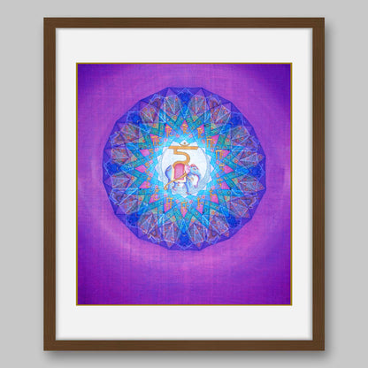 Vishuddha Chakra – High Quality Print of Artwork by Pieter Weltevrede - Home Decor - Sagar World