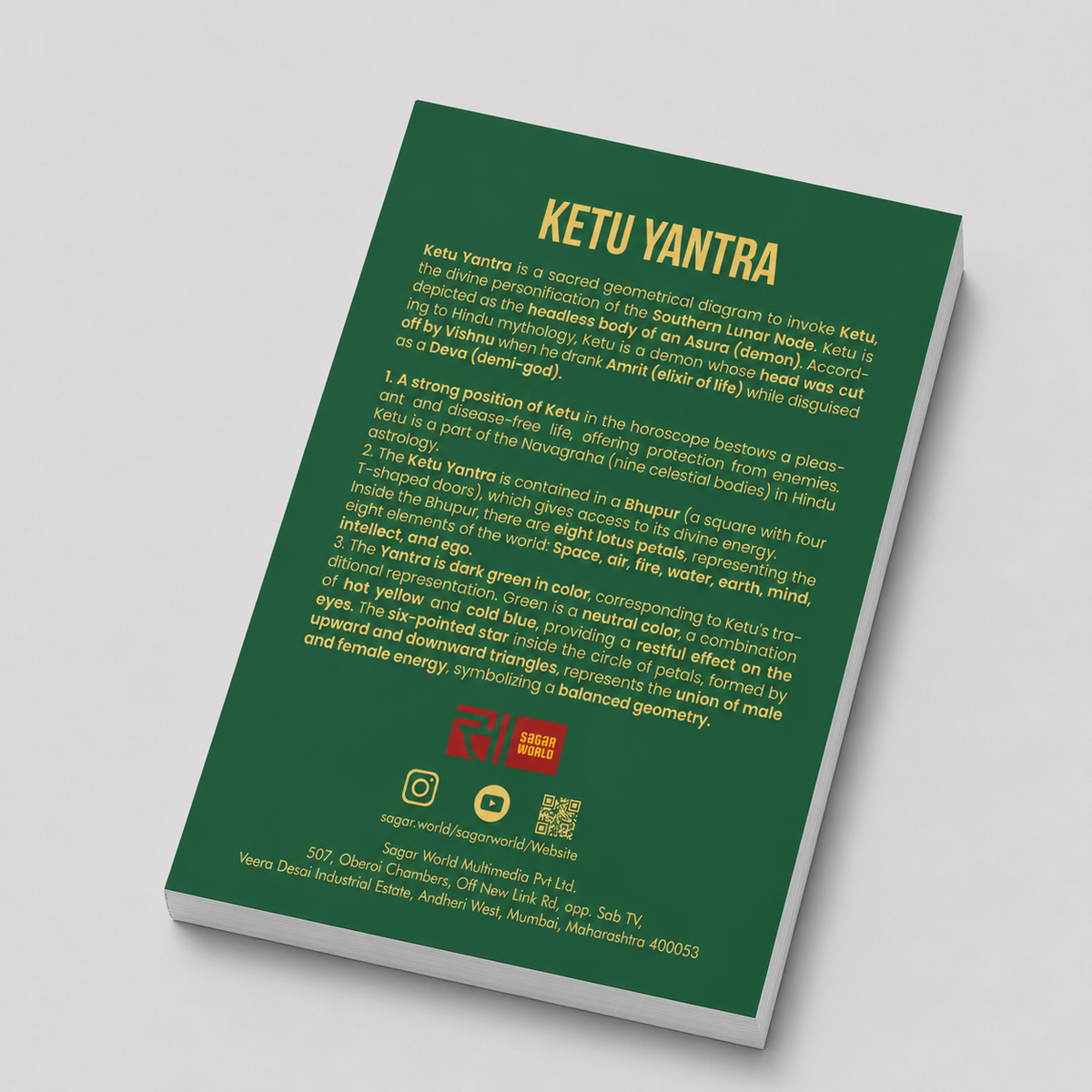 Ketu Yantra Notebook | A Symbol for Introspection, Spiritual Growth & Inner Transformation