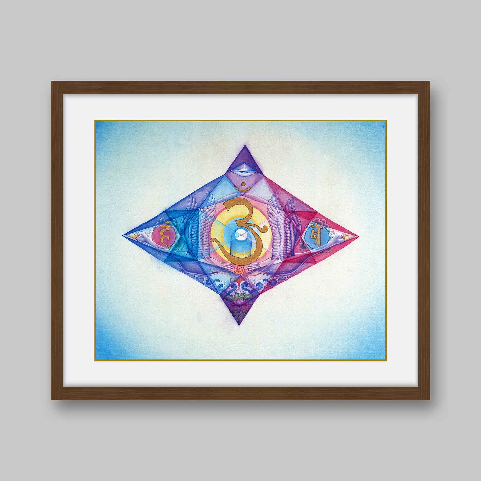 Ajna Chakra – High Quality Print of Artwork by Pieter Weltevrede - Home Decor