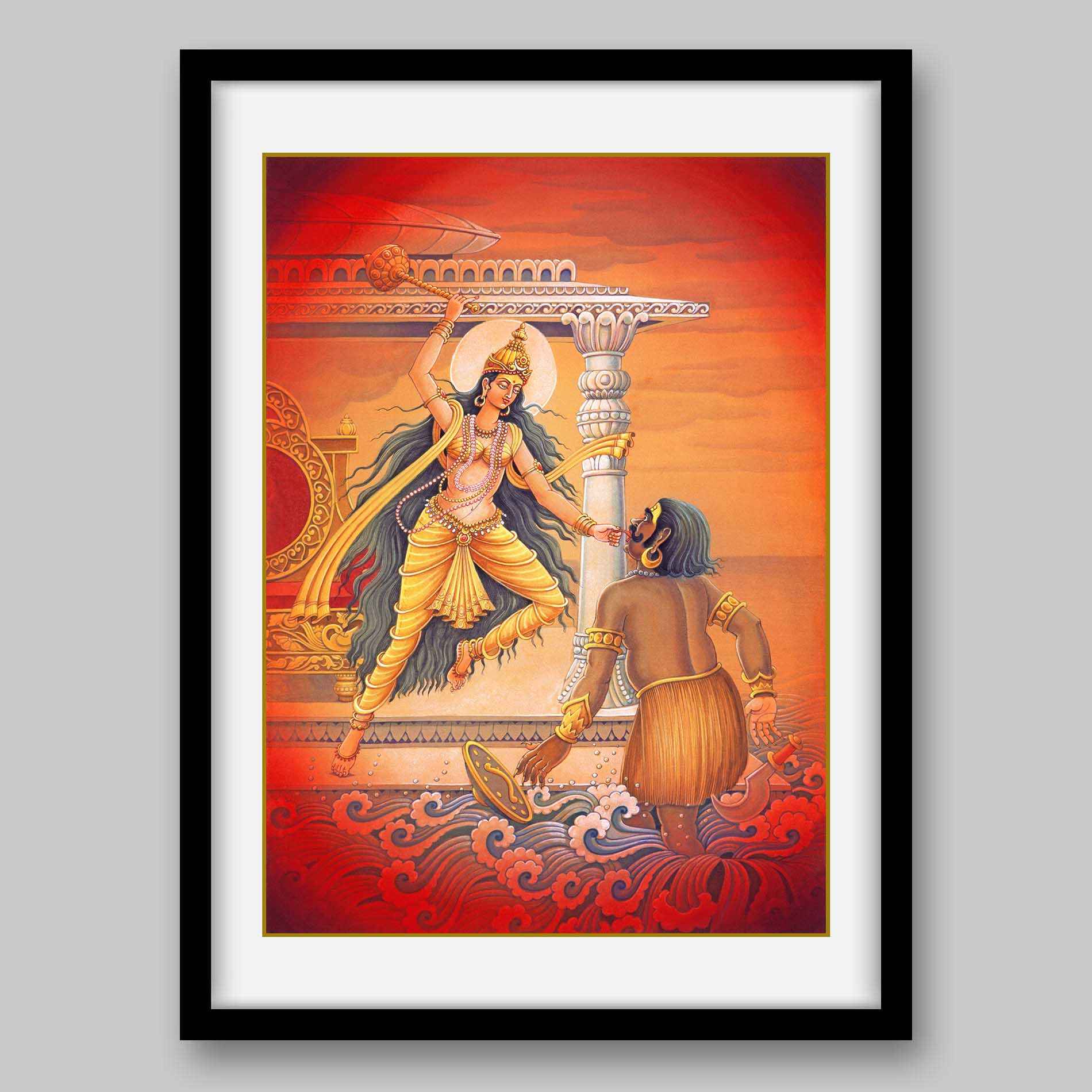 Baglamukhi - High Quality Print of Artwork by Pieter Weltevrede