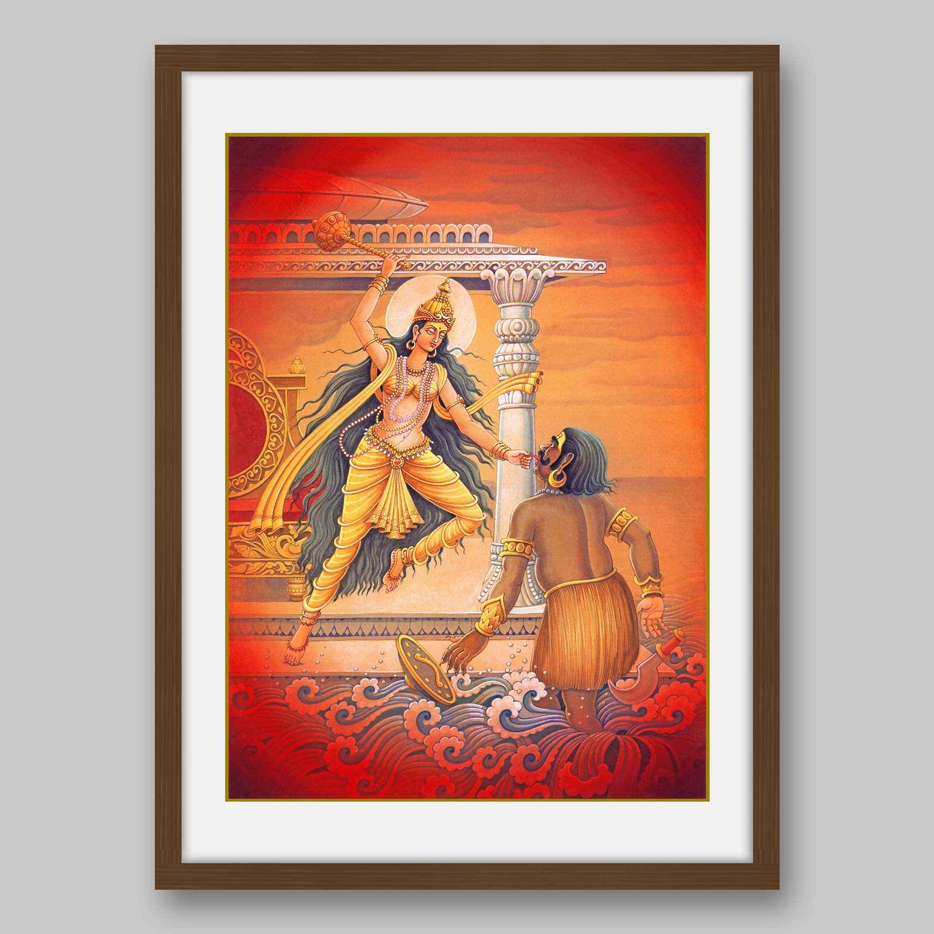 Baglamukhi - High Quality Print of Artwork by Pieter Weltevrede