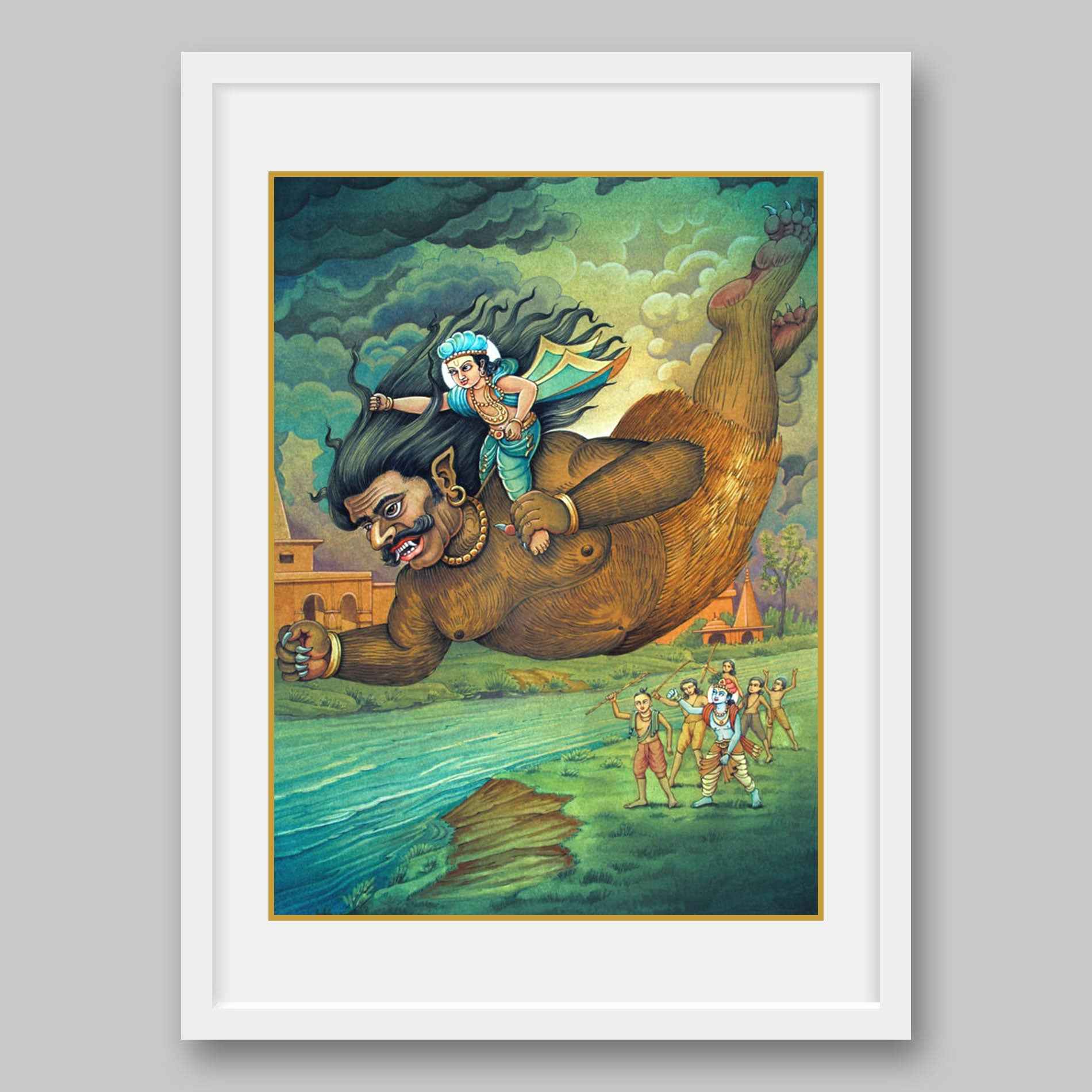 Balaram and Asur – High Quality Print of Artwork by Pieter Weltevrede