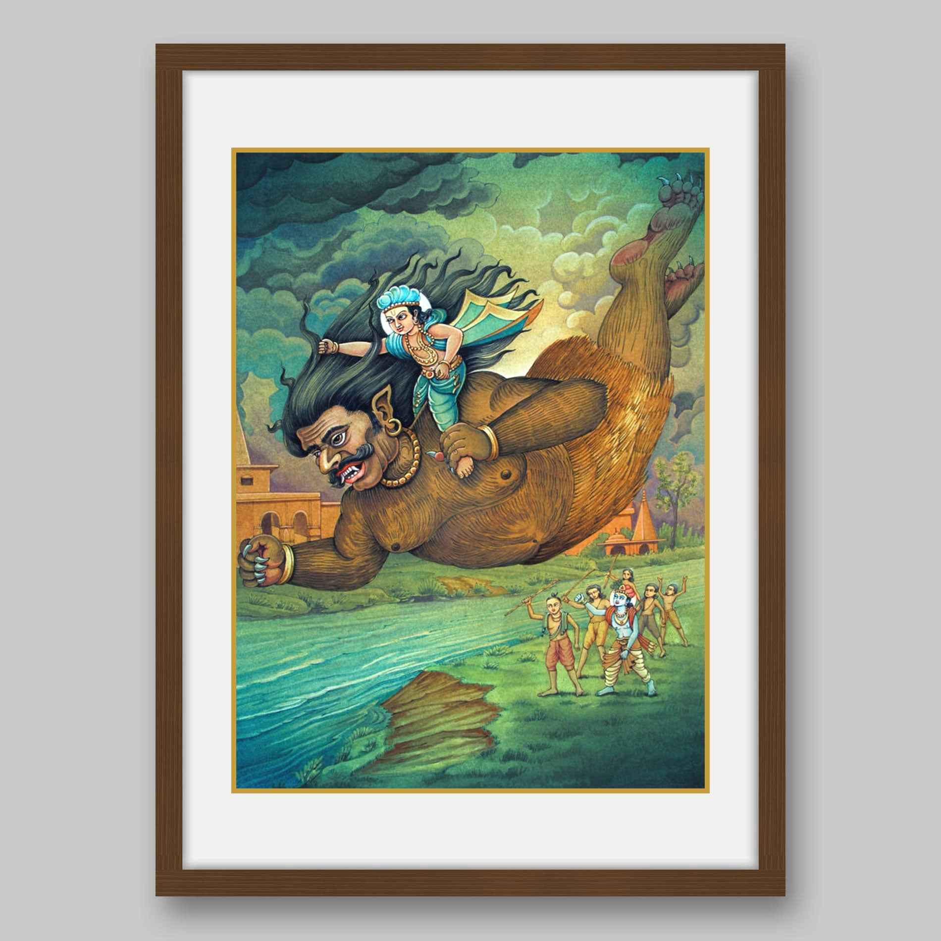 Balaram and Asur – High Quality Print of Artwork by Pieter Weltevrede