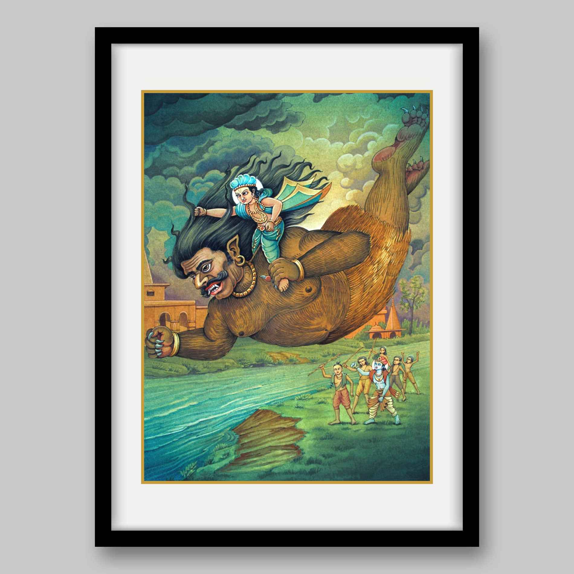 Balaram and Asur – High Quality Print of Artwork by Pieter Weltevrede