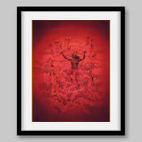 Bali, the king of Asuras – High Quality Print of Artwork by Pieter Weltevrede