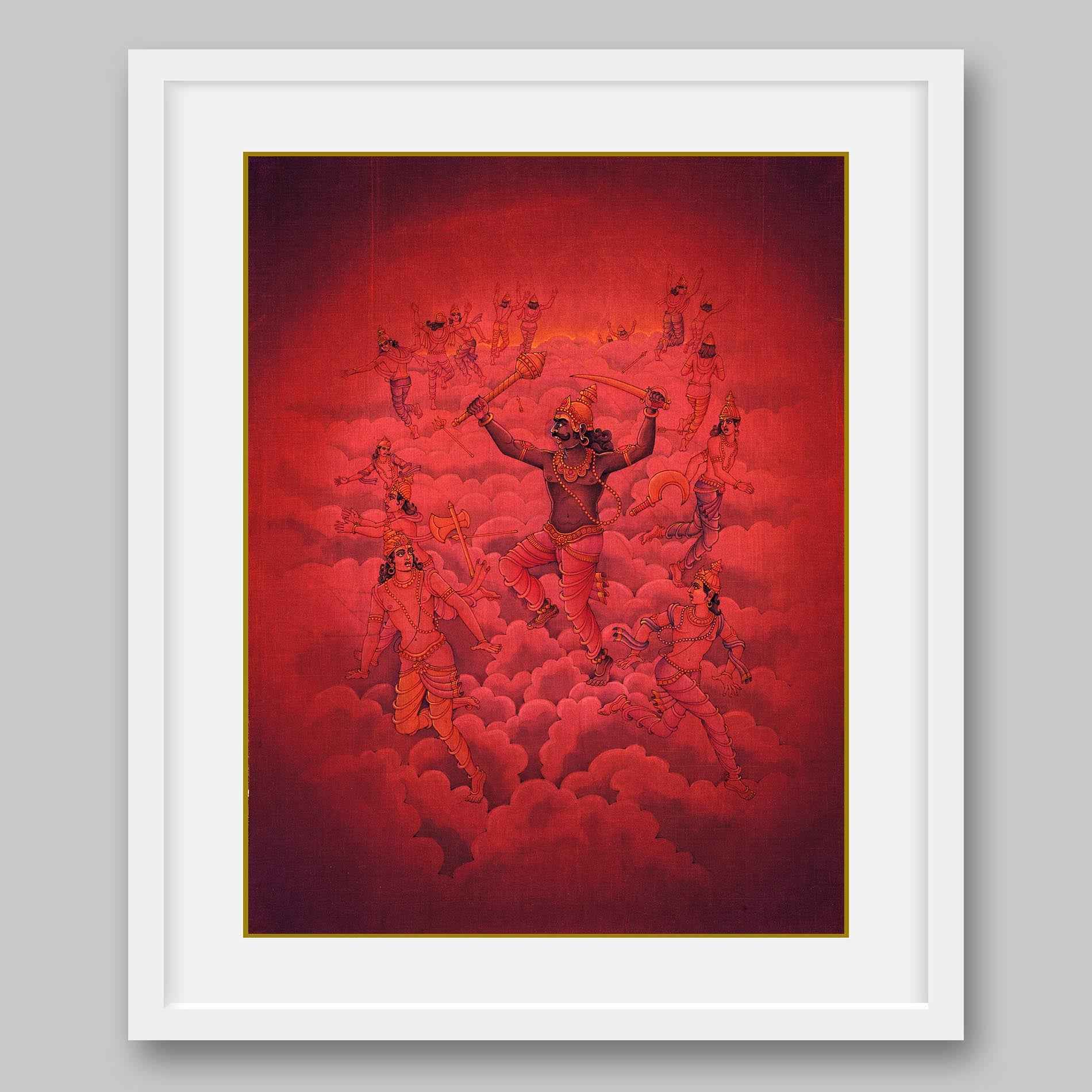 Bali, the king of Asuras – High Quality Print of Artwork by Pieter Weltevrede