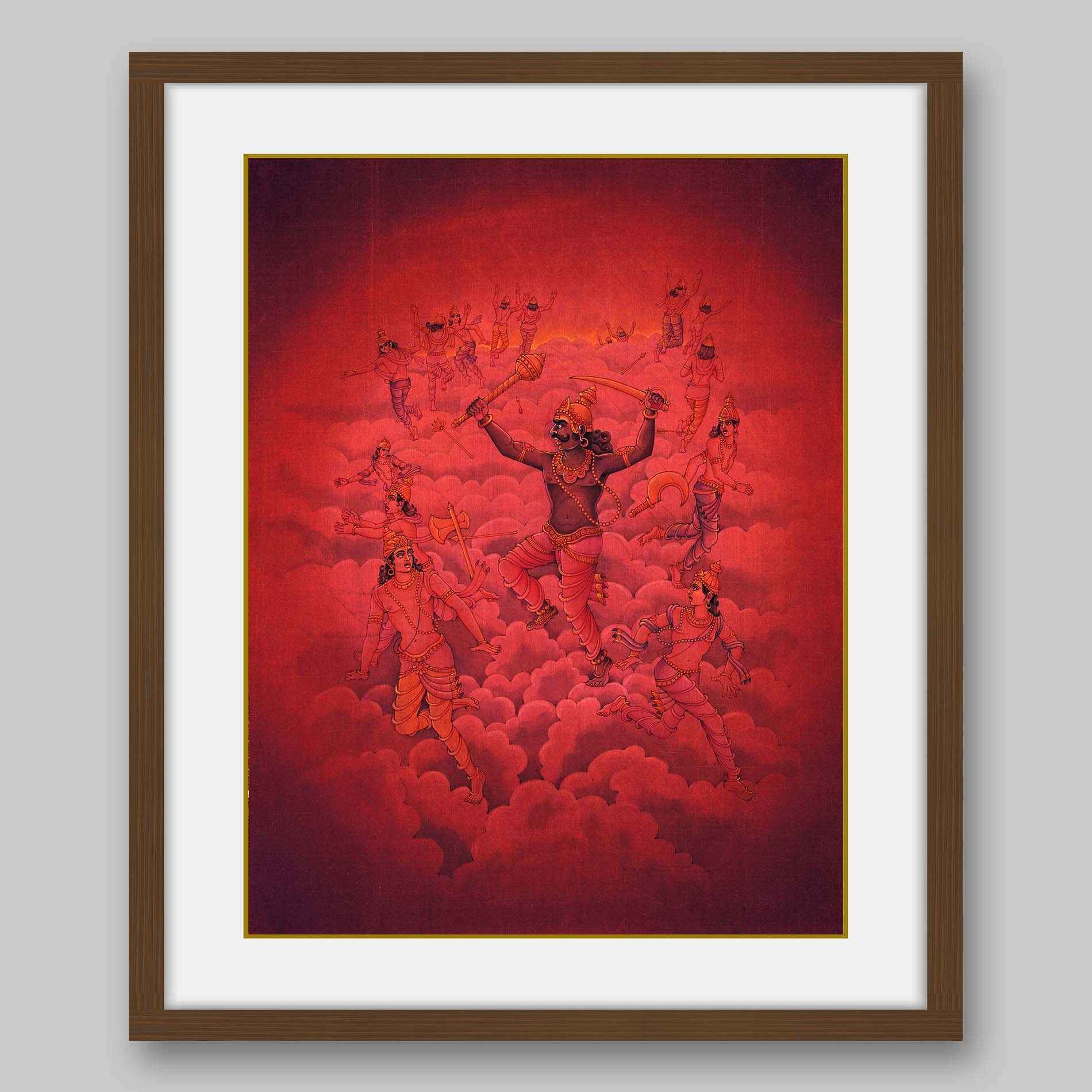 Bali, the king of Asuras – High Quality Print of Artwork by Pieter Weltevrede