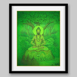 Bhagirath – a descendant of King Sagar – High Quality Print of Artwork by Pieter Weltevrede