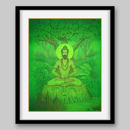 Bhagirath – a descendant of King Sagar – High Quality Print of Artwork by Pieter Weltevrede