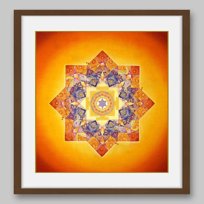Bhuvaneshwari Yantra – High Quality Print of Artwork by Pieter Weltevrede - Home Decor