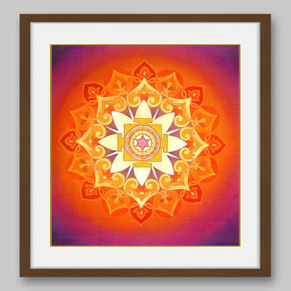 Bhuvaneshwari Yantra – High Quality Print of Artwork by Pieter Weltevrede - Home Decor
