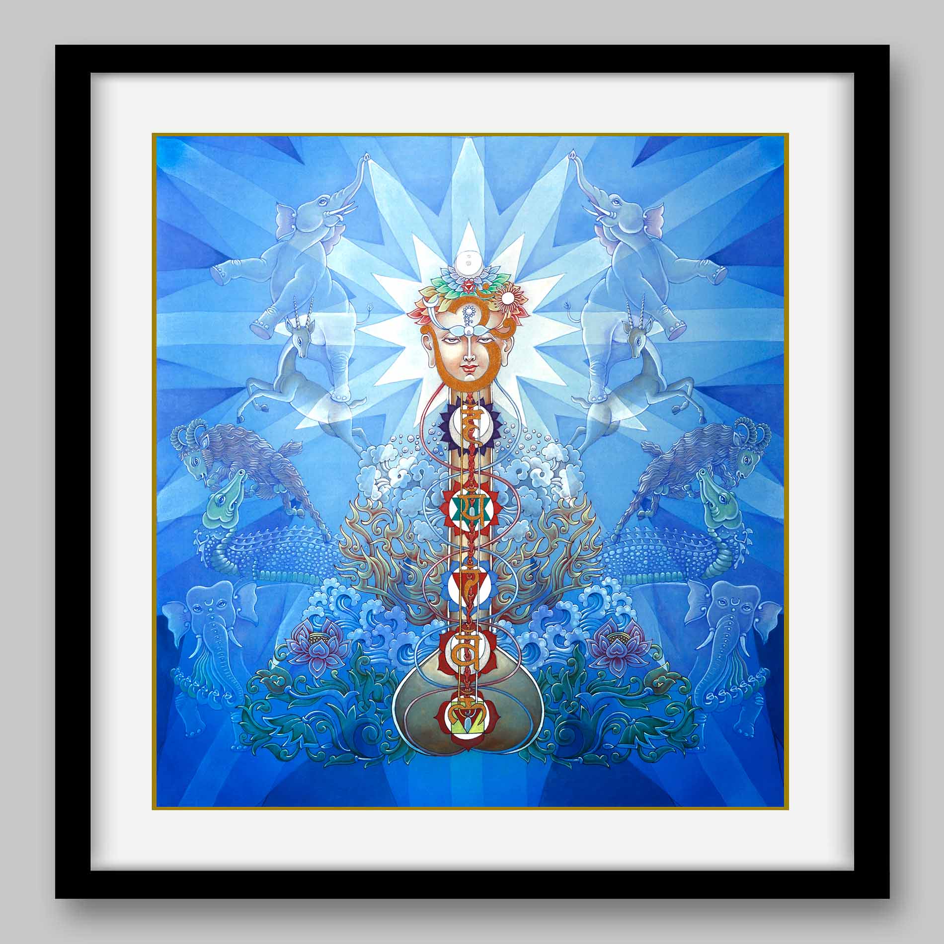 Seven Chakras – High Quality Print of Artwork by Pieter Weltevrede - Sagar World