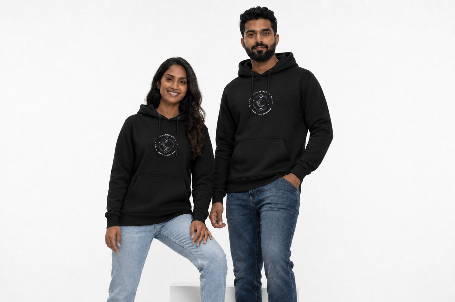 Uttara ashda  Nakshatra Hoodie – Vedic Astrology Inspired Unisex Cotton hoodie | Spiritual Minimalist Wear