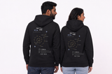 Ashlesha Nakshatra Hoodie – Vedic Astrology Inspired Unisex Cotton hoodie | Spiritual Minimalist Wear
