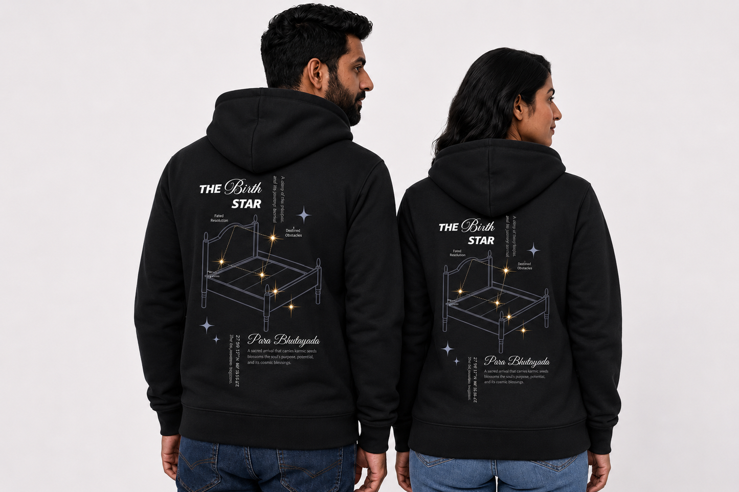 Purva bhadrapada Nakshatra Hoodie – Vedic Astrology Inspired Unisex Cotton  hoodie | Spiritual Minimalist Wear