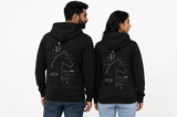 Ashwini Nakshatra Hoodie -  Vedic Astrology Inspired Unisex Cotton  hoodie | Spiritual Minimalist Wear