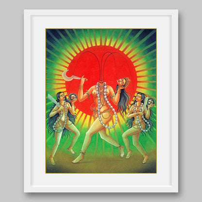 Chhinnamasta - High Quality Print of Artwork by Pieter Weltevrede