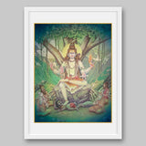 Dakshinimurti Shiva – High Quality Print of Artwork by Pieter Weltevrede