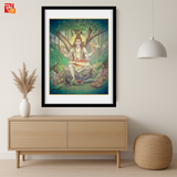 Dakshinimurti Shiva – High Quality Print of Artwork by Pieter Weltevrede