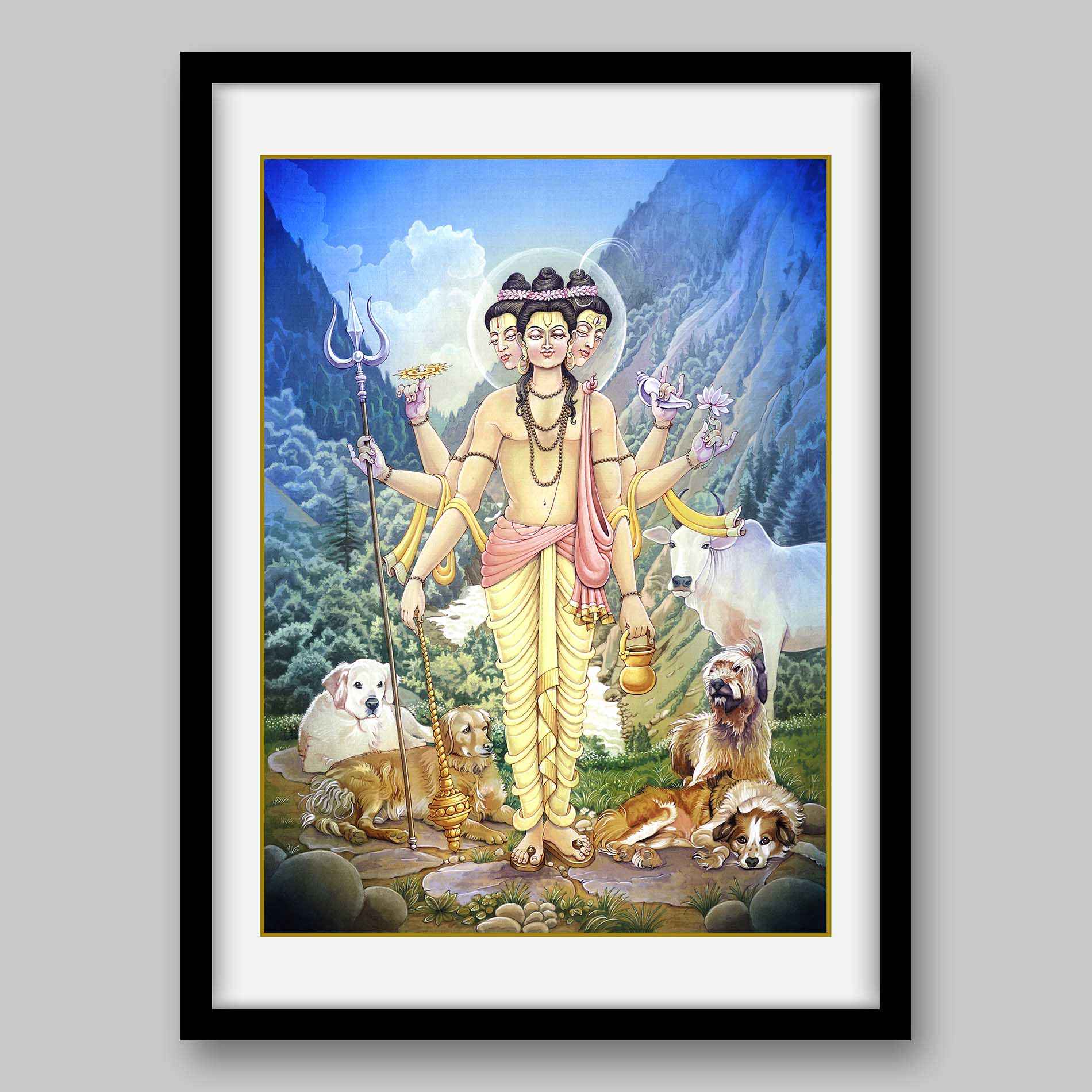 Dattatreya – High Quality Print of Artwork by Pieter Weltevrede