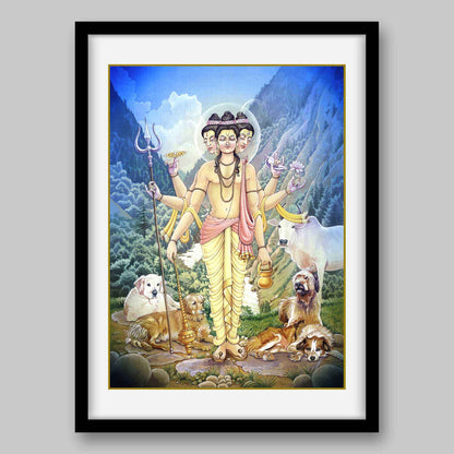 Dattatreya – High Quality Print of Artwork by Pieter Weltevrede