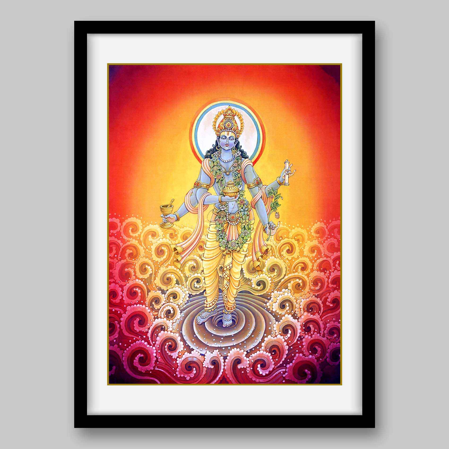 Dhanvantari – High Quality Print of Artwork by Pieter Weltevrede