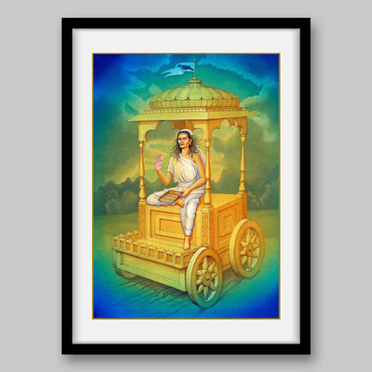 Dhumavati - High Quality Print of Artwork by Pieter Weltevrede
