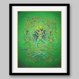 Divine River Goddess, Ganga – High Quality Print of Artwork by Pieter Weltevrede