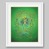 Divine River Goddess, Ganga – High Quality Print of Artwork by Pieter Weltevrede