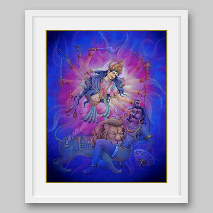 Durga - High Quality Print of Artwork by Pieter Weltevrede