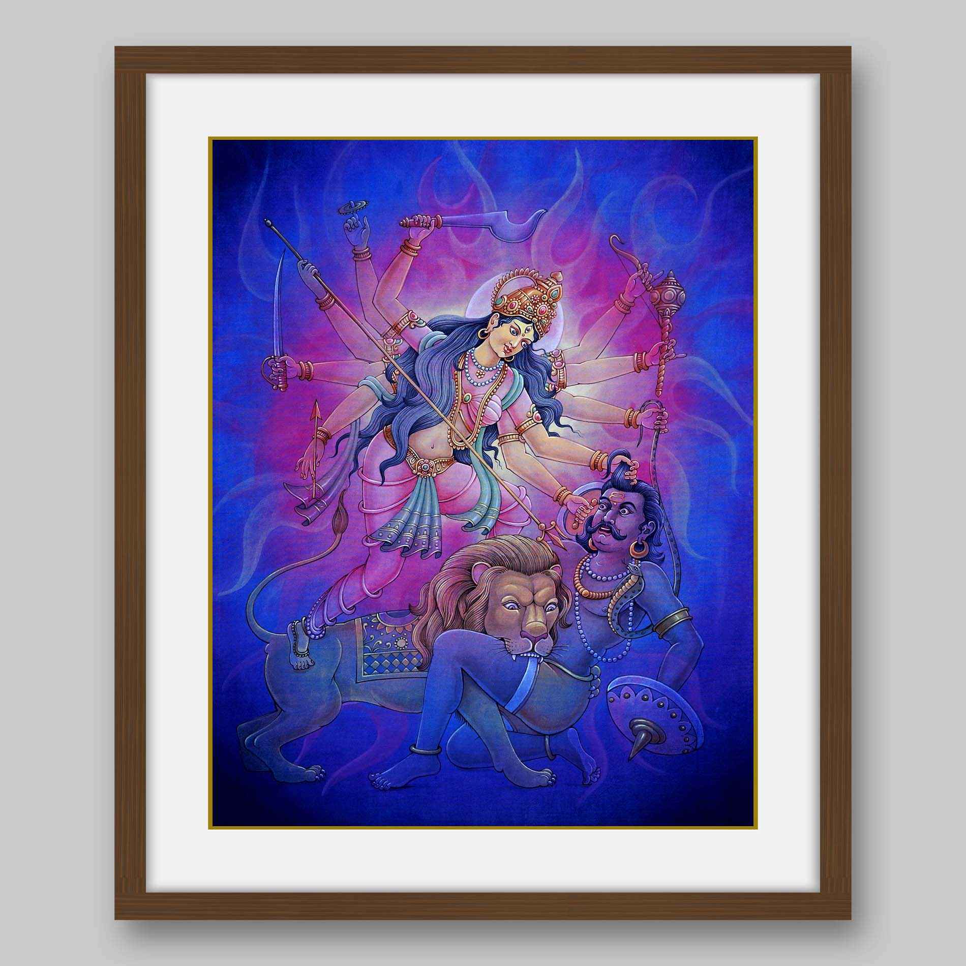 Durga - High Quality Print of Artwork by Pieter Weltevrede
