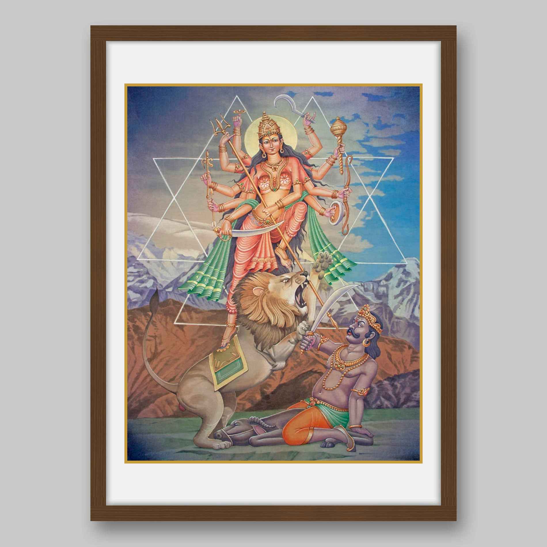 Durga - High Quality Print of Artwork by Pieter Weltevrede