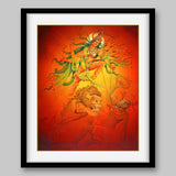 Durga - High Quality Print of Artwork by Pieter Weltevrede
