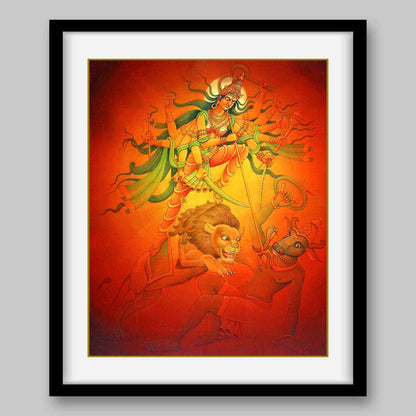 Durga - High Quality Print of Artwork by Pieter Weltevrede