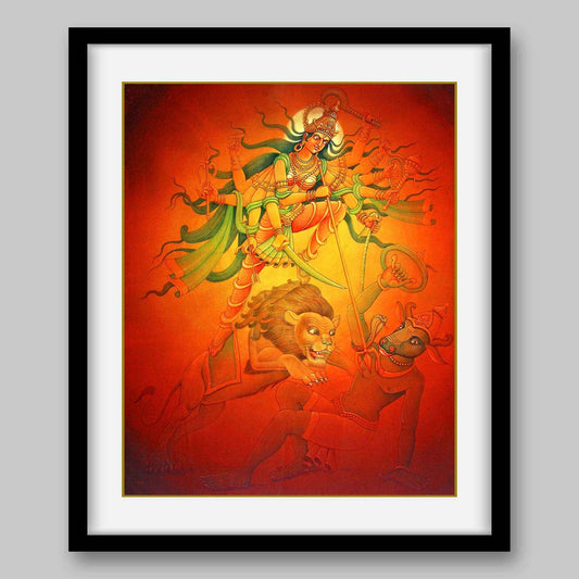 Durga - High Quality Print of Artwork by Pieter Weltevrede