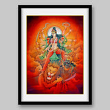 Durga - High Quality Print of Artwork by Pieter Weltevrede