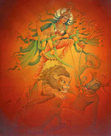 Durga - High Quality Print of Artwork by Pieter Weltevrede