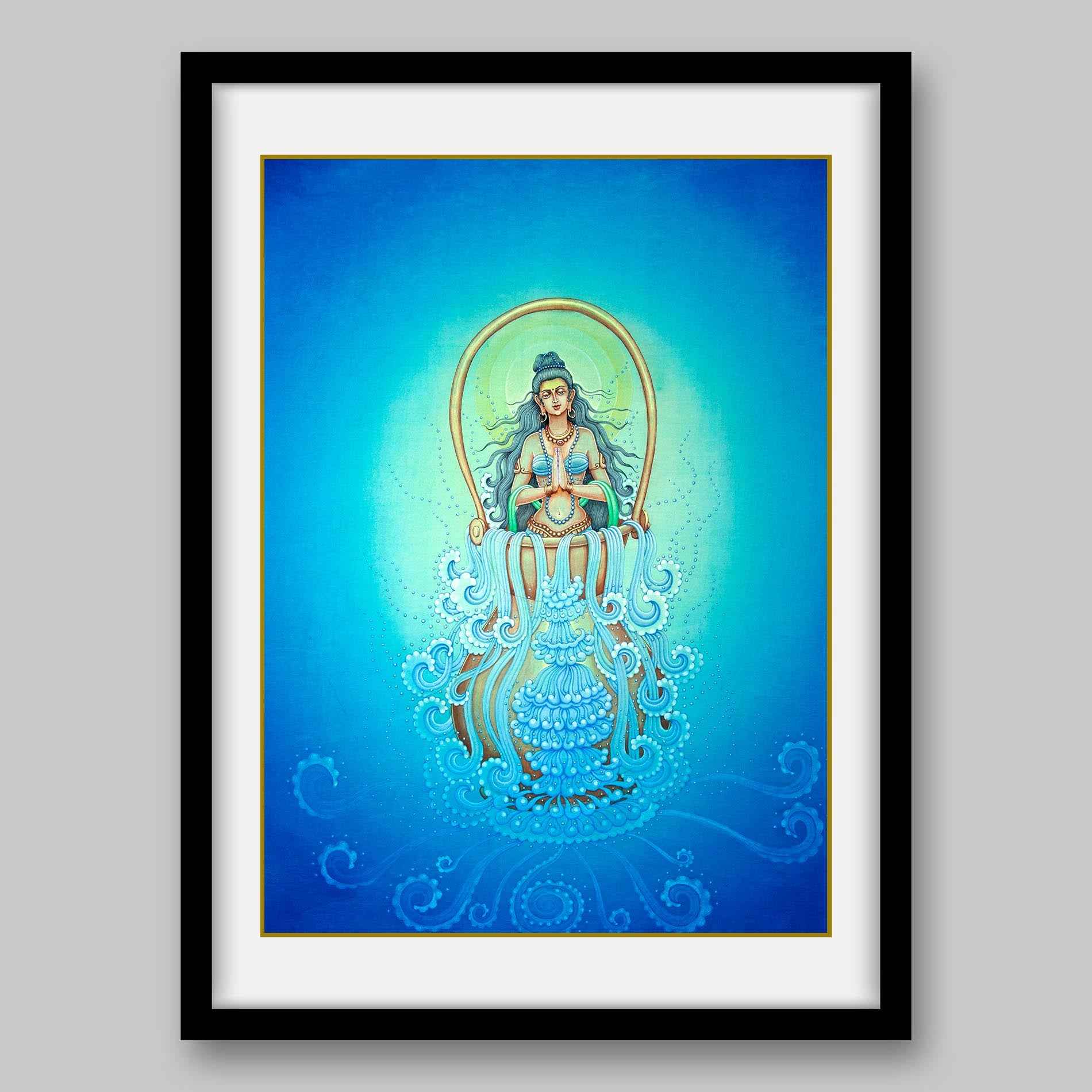 Ganga – High Quality Print of Artwork by Pieter Weltevrede