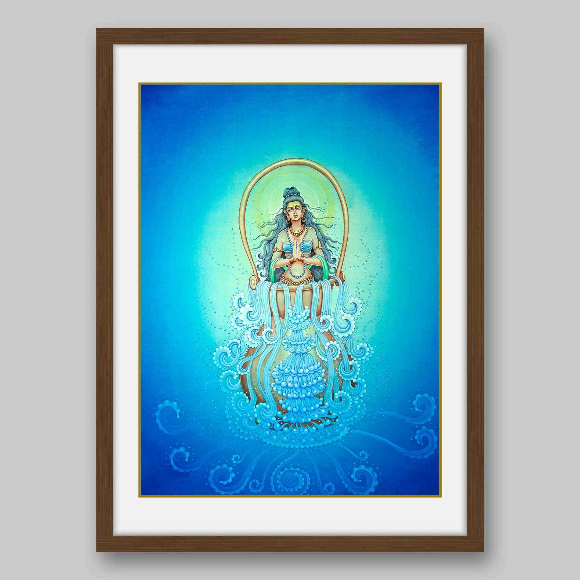 Ganga – High Quality Print of Artwork by Pieter Weltevrede