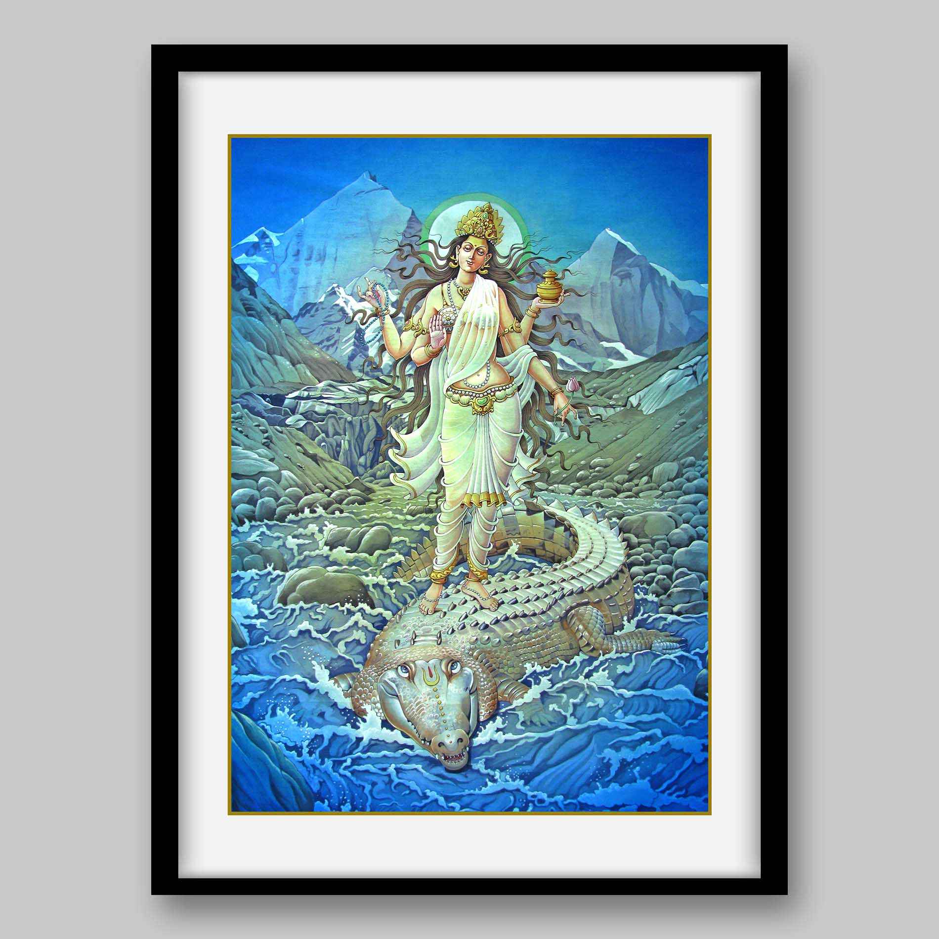 Ganga – High Quality Print of Artwork by Pieter Weltevrede